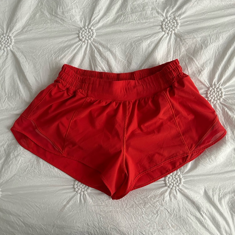 Lululemon Hotty Hot Shorts in Hot Sunset
